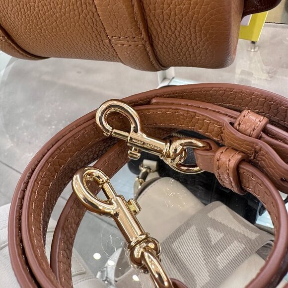 NWT!NEW!Marc Jacobs Mini Duffle Bag -Argan Oil Brown Pebble Leather Women - Picture 12 of 12